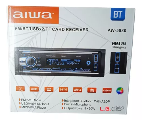 Autoradio bluetooth FM USB Aiwa