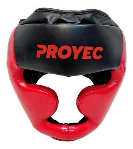 Cabezal De Boxeo Proyec Pro Titan Pómulo Y Mentón Rojo