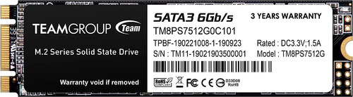 Teamgroup Ms30 512gb Con Slc Cache 3d Nand Tlc M.2 2280 S...