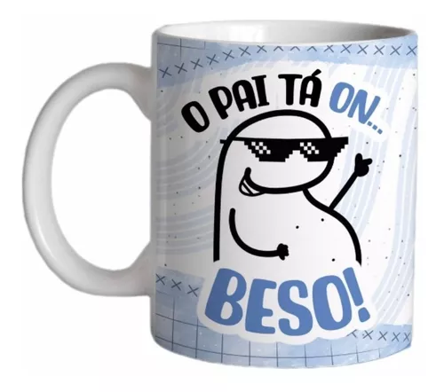 Caneca Xicara Flork Meme Dia dos Namorados c Frase Engraçada