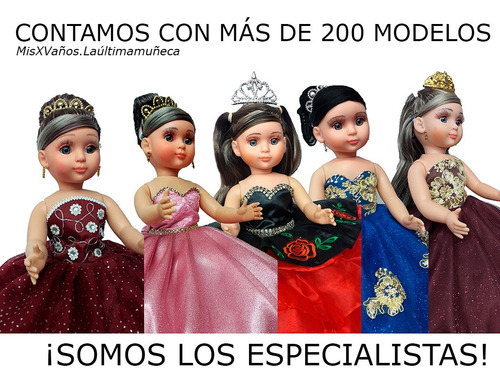 Muñeca Quinceañera Xv 15 Niña Blanco
