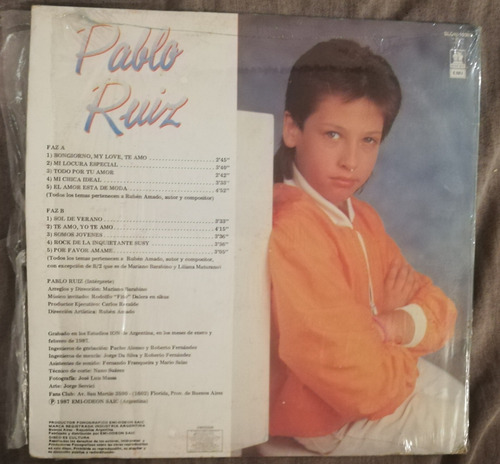 Lp De Pablo Ruiz Hecho En Argentina Estándar (Usado)