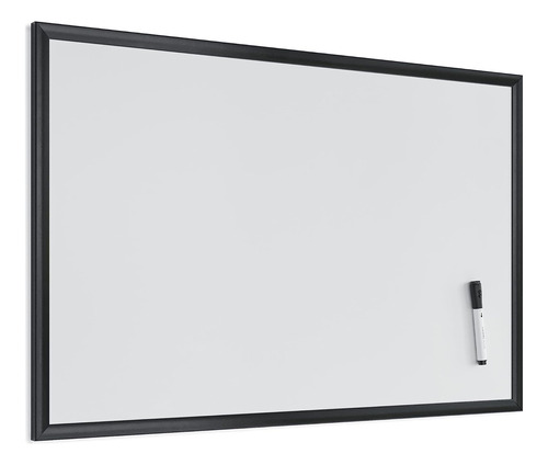 Ic Dry Erase Board, 23 X 35 Inches, Black Wood Frame (3...