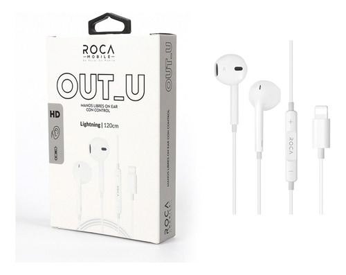 Auriculares Lightning Roca Compatible iPhone C/control Vol