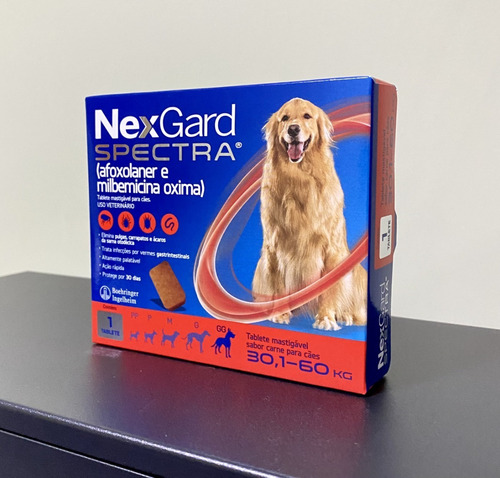 Imagem 3 de 5 de Nex Gard Spectra Para Cães De 30,1 A 60kg - 1 Tablete
