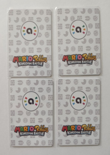 Tarjetas Amiibo Mario + Rabbids Kingdom Battle (4 Unid)