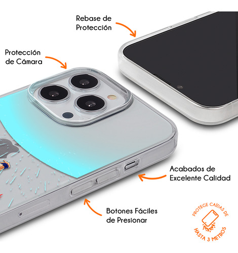 Funda Para Motorola Dragon Ball Z Goku Genkidama Antigolpes