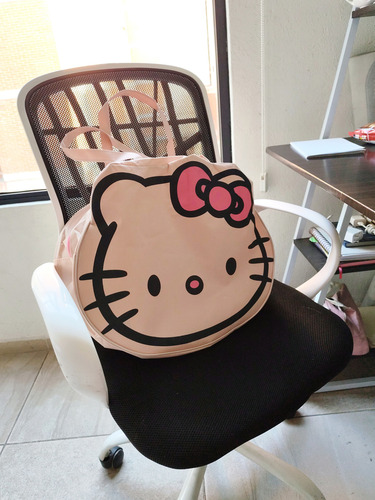 Maxi Bolsa Grande Estilo Hello Kitty Playa Escuela Gimnasio