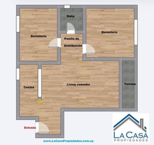 Imagen 2 de 19 de Hermoso Apartamento De 2 Dormitorios En El Prado.