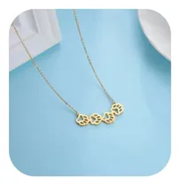 Comprar Collar Patitas Huella Mascota Joya Plata Enchapada Oro 18k