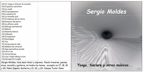 Sergio Moldes / Tango Folclore Y Otras Músicas.