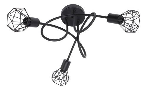Moderno Colgante Led Minimalista En Forma De Jaula De Hierro
