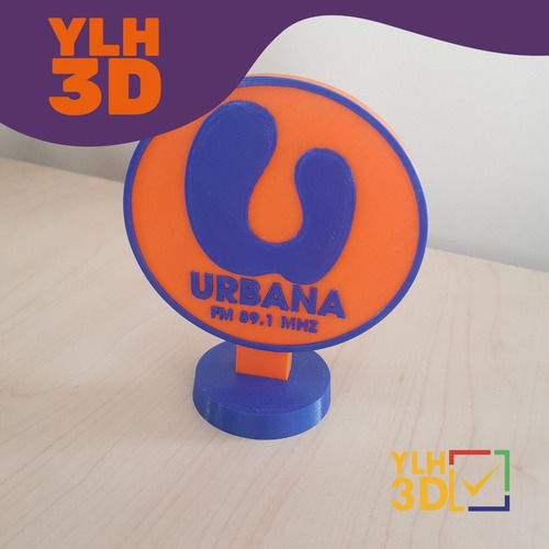 Cartel Adorno De Escritorio Ylh3d | Ml