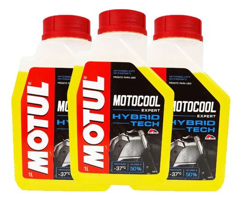 Líquido De Arrefecimento Radiador Motul Motocool Expert 3l