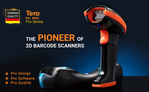 Tera HW0008 Orange Wireless Barcode Scanner