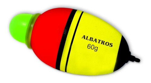 Boya De Flote Con Luz A Pila Nocturna 60grs Albatros