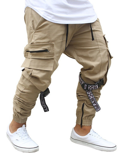 Calça Jogger Masculina Bege Generation Skinny