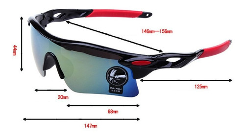 Imagen 5 de 5 de Visin Nocturna Coloridas Gafas Uv400 De Proteccin