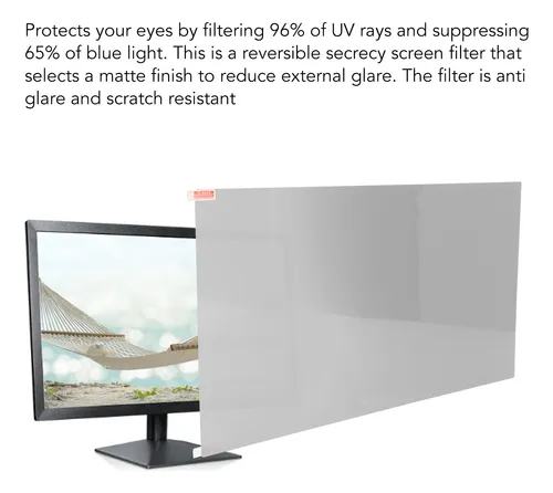 Laptop Secrecy Film 21.5in Screen Protector Adhesive Free