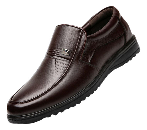 Zapatos De Cuero Para Hombre, Casuales, Botas Holgadas, Oxfo