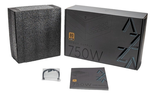 Fuente De Poder Azza 750w 80plus Gold Modular Psaz-750g