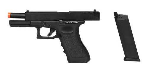 Pistola De Airsoft À Gás Gbb G17 6mm + Carregador + Bb's