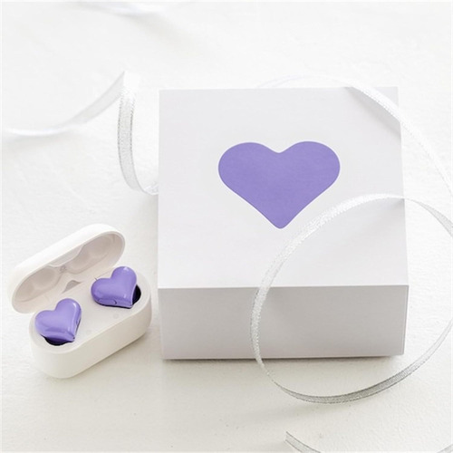 . Auriculares Bluetooth Inalámbricos En Forma De Corazón