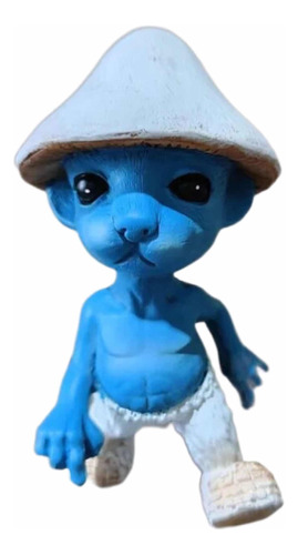 Peluche Smurf Cat Meme Gato Elfo Pitufo Roblox Muñeco