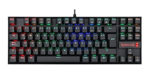 Teclado Gamer Mecanico Redragon Kumara K552 Rgb Negro Htg