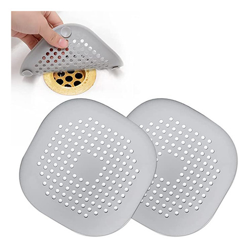 2 Alfombrillas De Silicona Para Grifo Y 2 Tapas De Desagüe