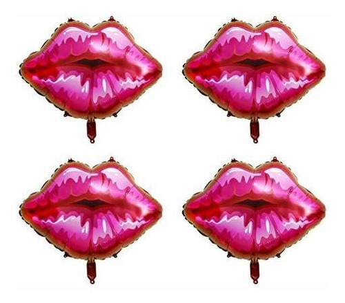 Kiss Lips Globos De Papel De Aluminio Con Forma De Labios Ro