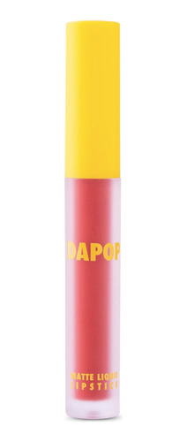 Labial Mate Larga Duracion Dapop Rojos Original Caobamakeup