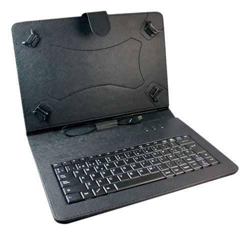 Estuche Funda Teclado Usb Tablet 10 + Lapiz Con Ñ