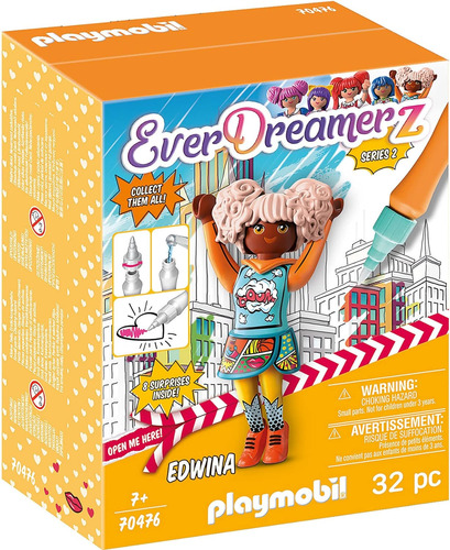 Playmobil Everdreamerz Comic World Edwina Con Dije De Tenis