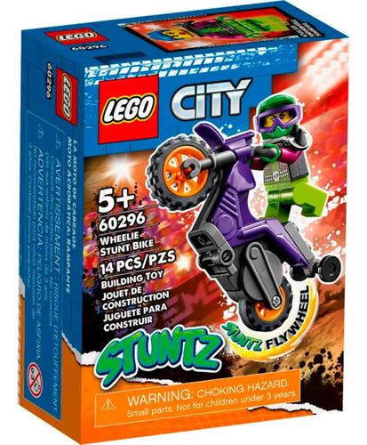 Lego City Moto Acrobática: Rampante 14 Piezas Febo 