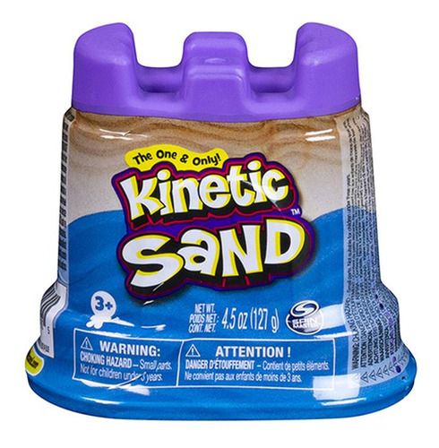 Kinetic Sand: Contenedor Basico De Arena - Color Azul
