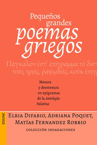 Pequeños Grandes Poemas Griegos