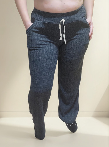 Pantalòn Palazzo De Lanilla Morley Con Bolsillos