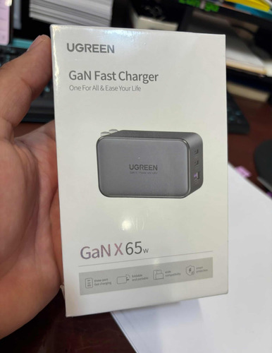 Ugreen Cargador De Pared Nexode, 65w, 2x Usb-c 1x Usb-a