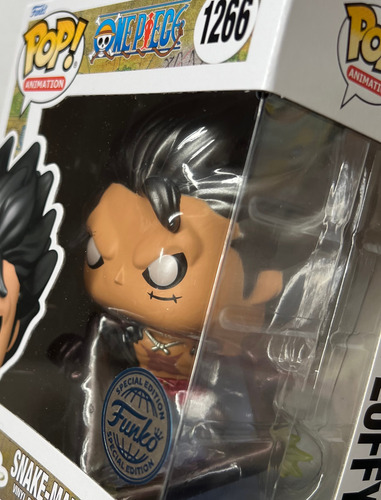 Unko Pop Luffy Snake Man Metalico Exclusivo One Piece 1266