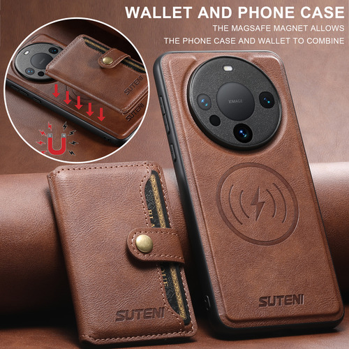 Funda Tipo Cartera De Poliuretano, Tpu, Imán Y Piel Con Tapa Para Huawei Mate 60 Pro Para Mate 60proplus Para Mate 60 Pr