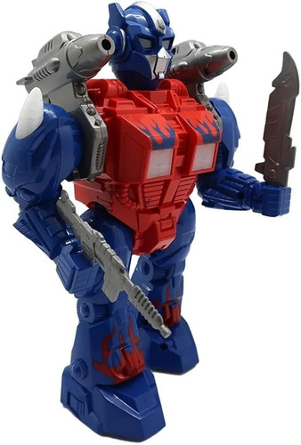 Imagen 2 de 6 de Robot Armored King - C/ Luz Sonido Y Movimiento 22cm Rb02