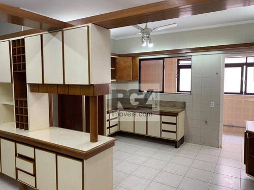 Apartamento Com 3 Dormitórios Para Alugar, 150 M² Por R$ 4.000,00/mês - Ponta Da Praia - Santos/sp - Ap7691