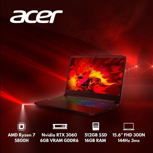 Acer Nitro 5  An515-45-r92m Gaming Laptop - Inteldeals