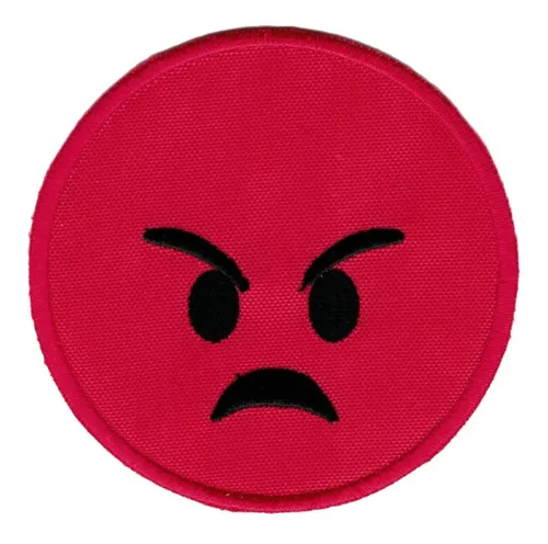 Parche Aplique Bordado Emoticon Emoji Icono Beso Corazon