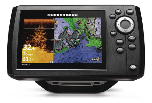 Buscador De Peces Humminbird Helix 5 Chirp Di Gps G3 Color Tft Mapas Precargados Incluidos