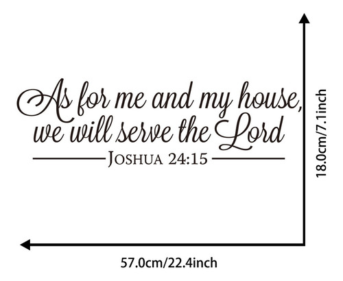 En cuanto a mí y a mi casa vamos a servir al Señor