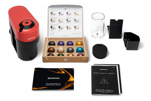 Cafetera Nespresso Vertuo Pop Rojo