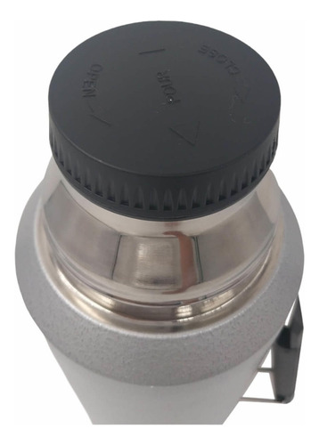 Termo Metalico 1200ml Gris National Geographic