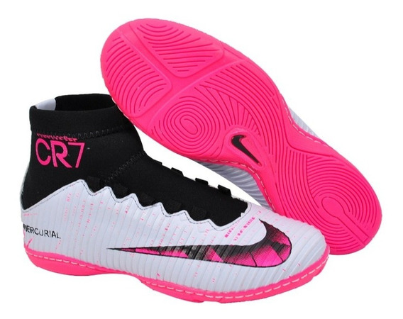 tenis de futsal feminino rosa